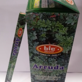 imagem INCENSO BIC BRAND - Arruda - contra inveja e mau olhado. Caixinha com 8 varetas em cada e Caixa Grande contendo 25 caixinhas.