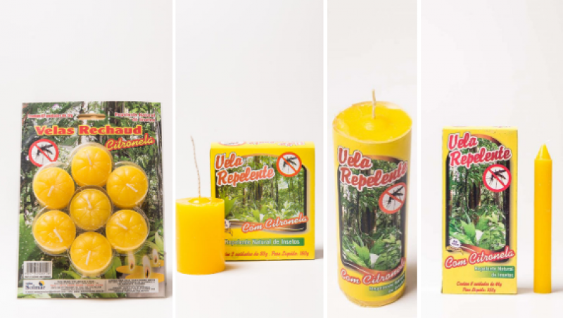 imagem Velas de Citronela (serve como Repelentes de mosquitos) - em vários tamanhos 7 dias, rechaud etc. 