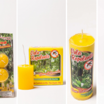 imagem Velas de Citronela (serve como Repelentes de mosquitos) - em vários tamanhos 7 dias, rechaud etc. 