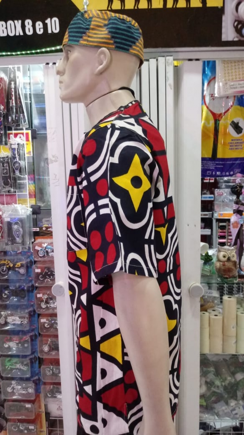 imagem Blusas Africana (tecido origina) Angola
