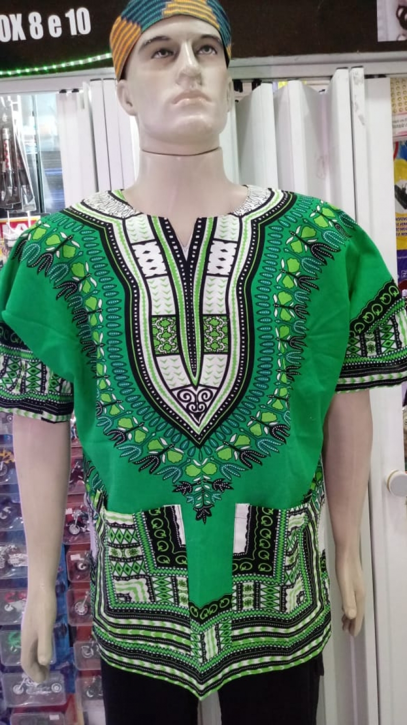 imagem Blusas Africana (tecido origina) Angola