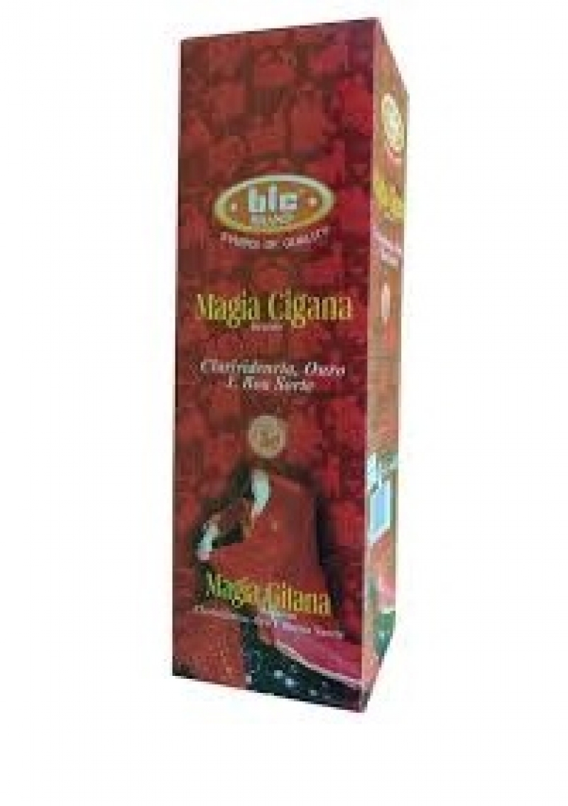 imagem INCENSO BIC BRAND  - Magia Cigana -  Clarividência, ouro e boa sorte - Caixinha c/8 varetas em cada e/ou Caixa grande contendo 25 caixinhas