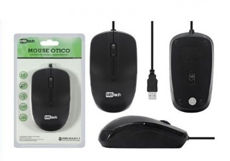 imagem MOUSE USB 1000 dpi HD DUO PC