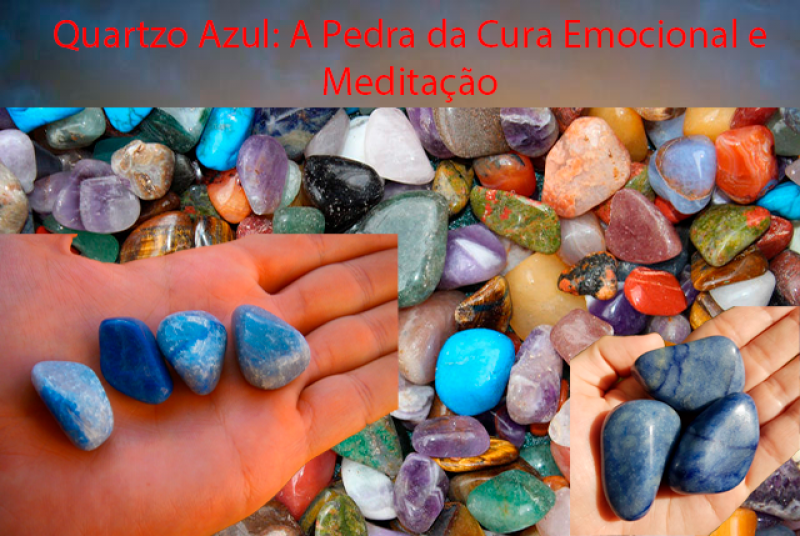 imagem Quartzo Azul: A Pedra da Cura Emocional e Meditação
