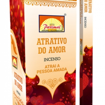 imagem INCENSO PARIMAL - Atrativo do amor - Atrai a pessoa amada  -  Caixinha c/8 varetas em cada e/ou Caixa grande contendo 25 caixas de 8 varetas 