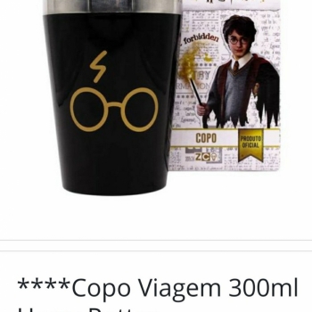 imagem Copo térmico Viagem Snap Filme Harry Potter Bruxo Hogwarts Wb