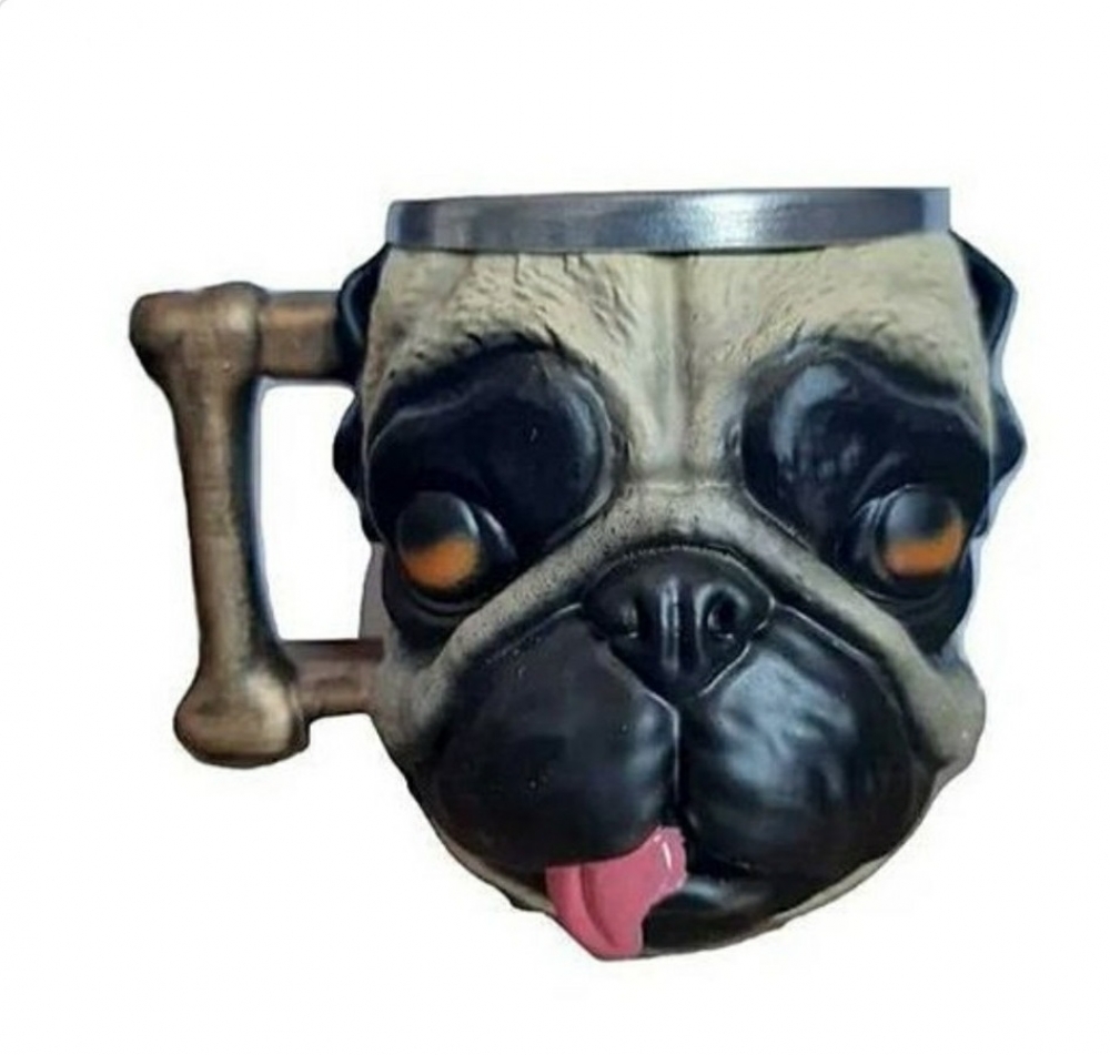 imagem CANECA 3D PUG 250ml 