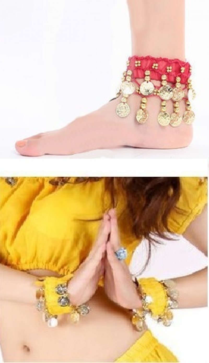 imagem Pulseira/tornozeleira amarela.